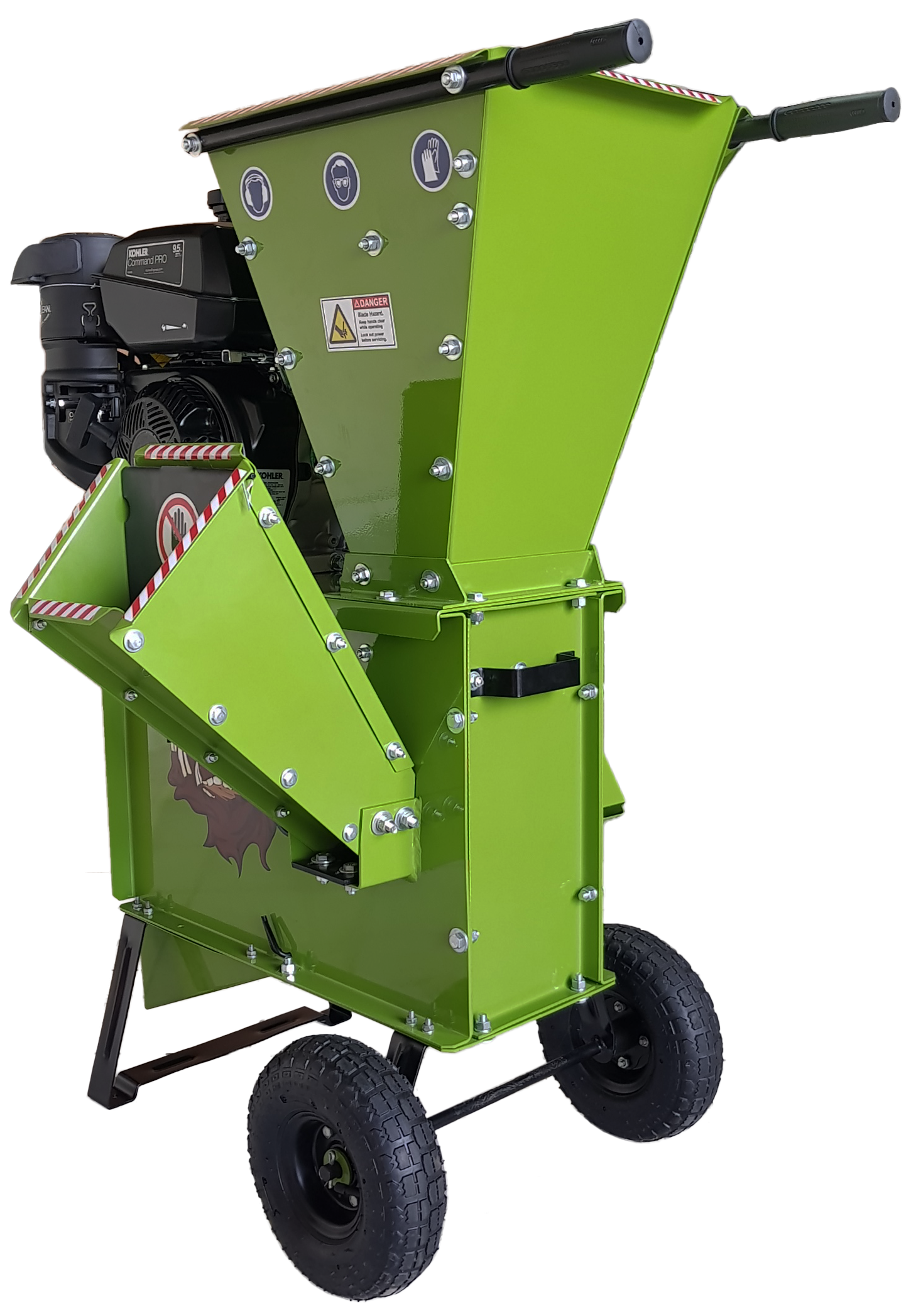 Yardbeast 2050 3-Inch Wood Chipper Shredder – 9.5HP Kohler Engine, Heavy-Duty Steel, Leaf & Branch Mulcher