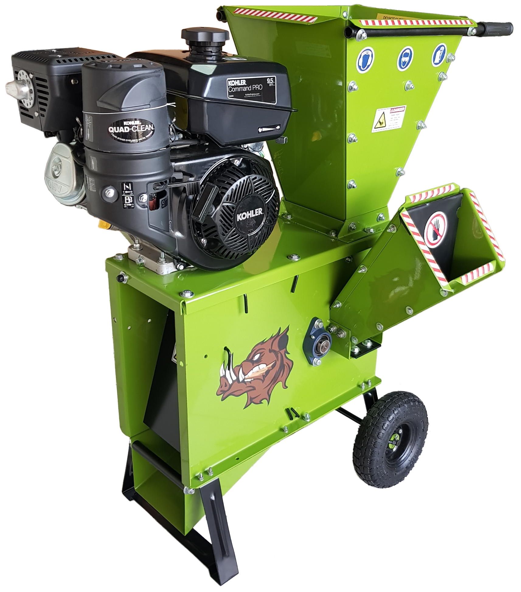 Yardbeast 2050 3-Inch Wood Chipper Shredder – 9.5HP Kohler Engine, Heavy-Duty Steel, Leaf & Branch Mulcher