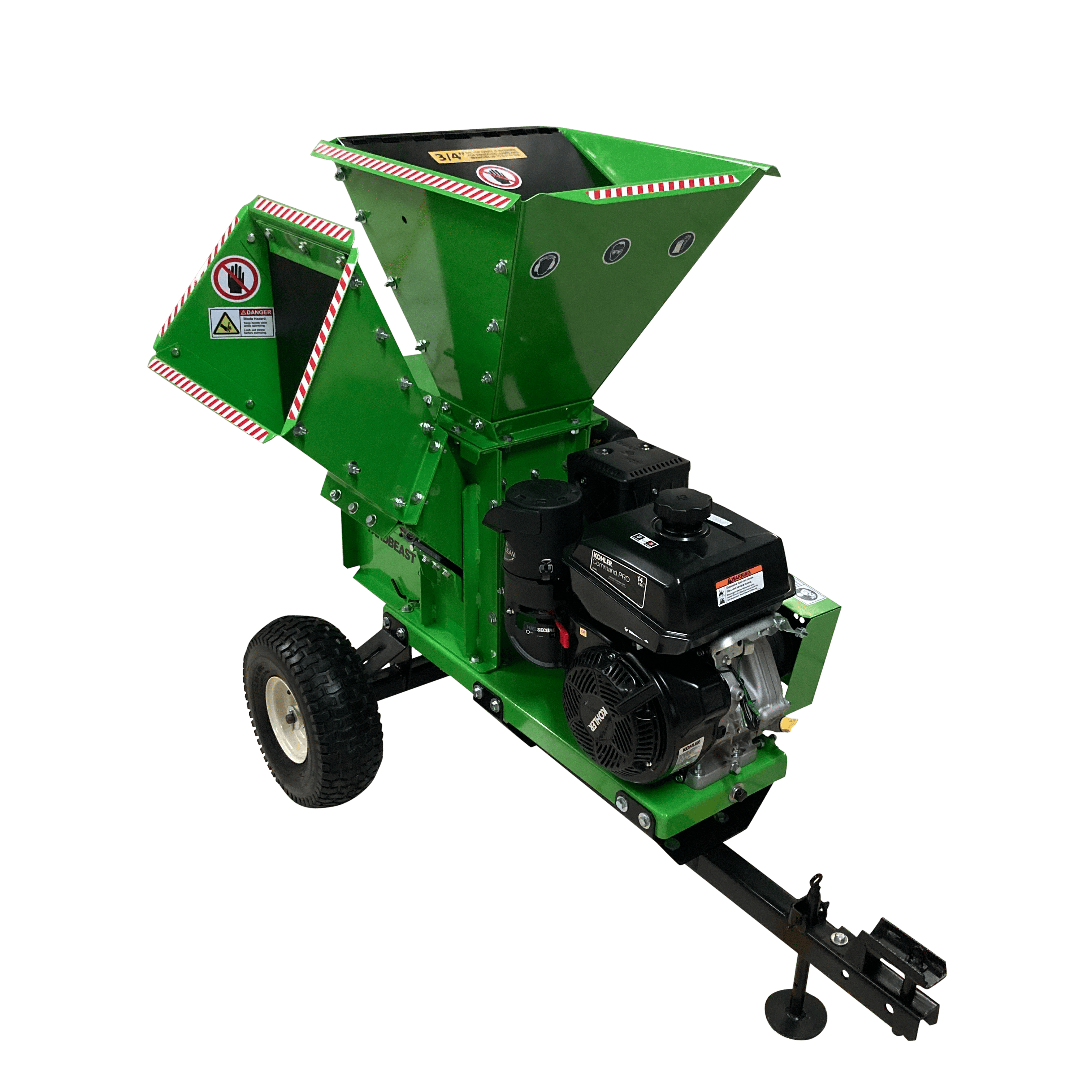 Yardbeast 2090 Gas-Powered 3.5-Inch Wood Chipper with Kohler Engine