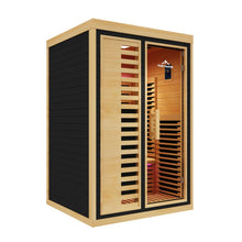 Load image into Gallery viewer, Peak Saunas Everest 2-Person Full Spectrum Infrared Sauna with Built-In XL Medical-Grade Red Light Therapy &amp; Smart WiFi App Control
