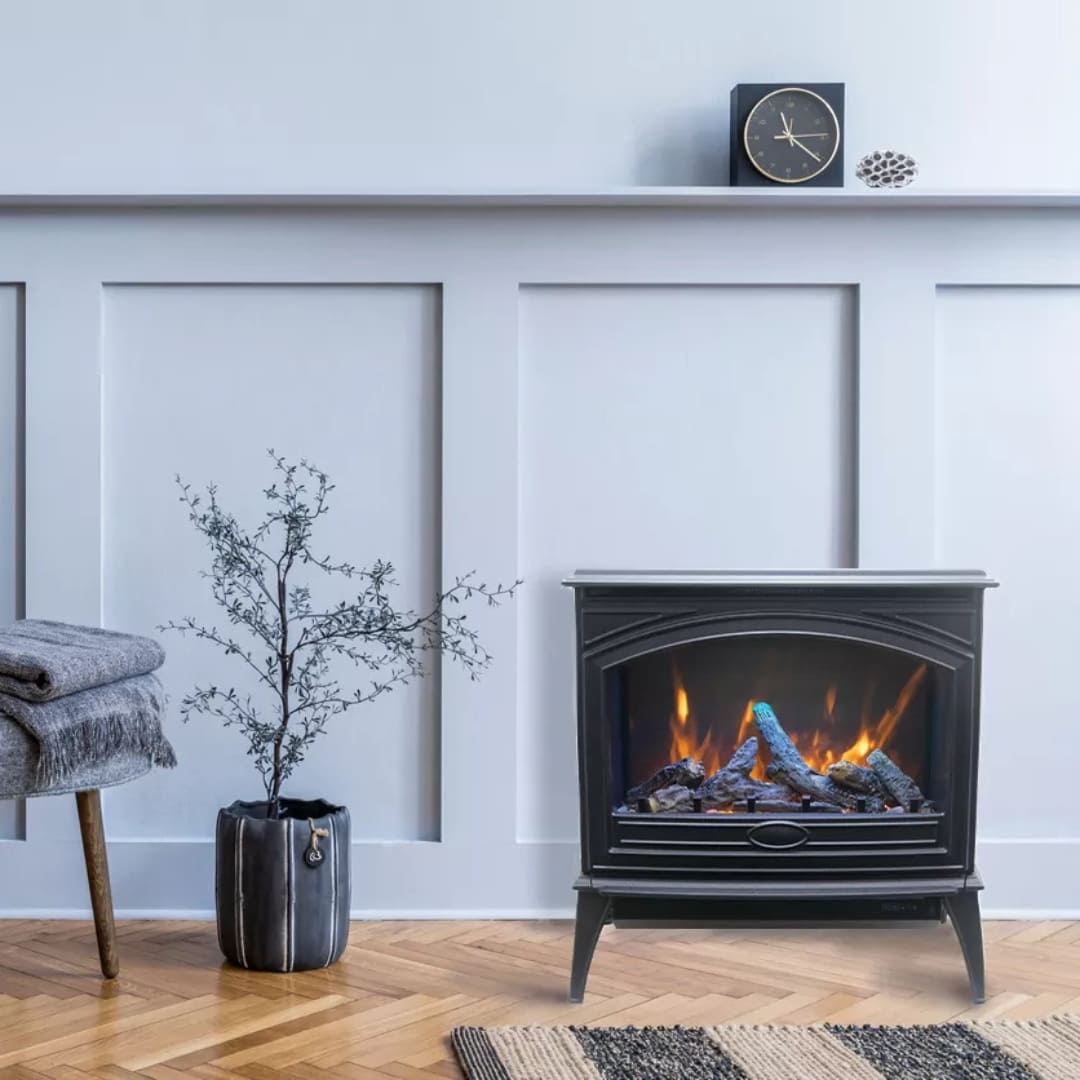 Amantii Lynwood Series - 70cm Freestanding SKU E70-NA Electric Fireplace