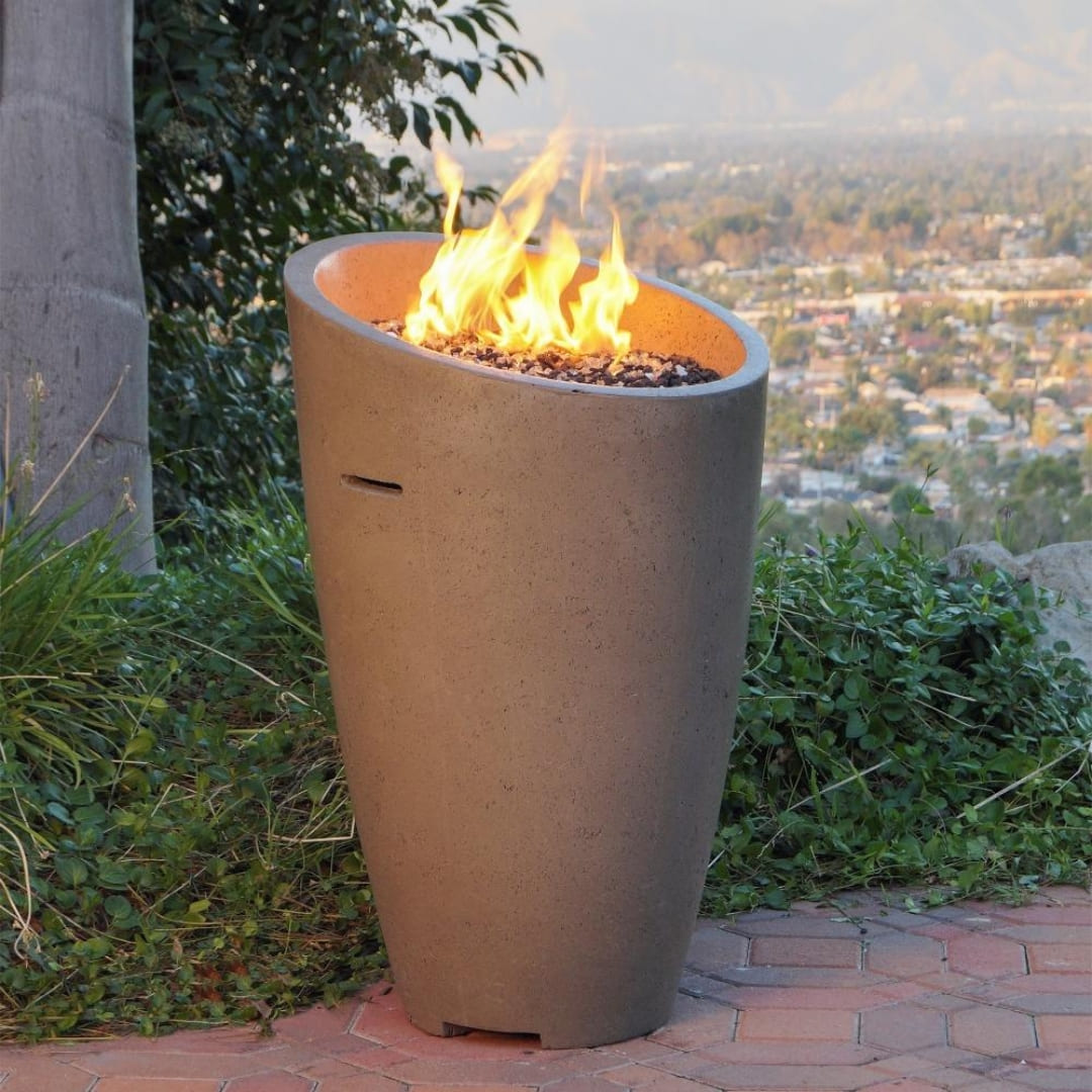 American Fire Eclipse Fire Urn – Modern Patio Gas Fire Pit