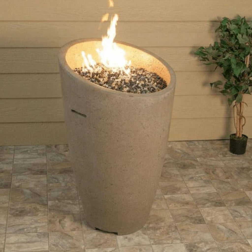 American Fire Eclipse Fire Urn – Modern Patio Gas Fire Pit