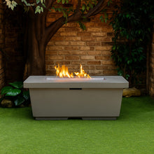 Load image into Gallery viewer, American Fyre Designs Contempo 52" Rectangular Fire Pit Table - Smoke Finish