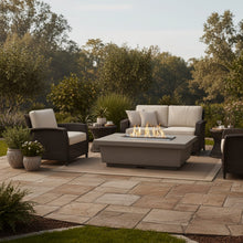Load image into Gallery viewer, American Fyre Designs Contempo 52" Rectangular Fire Pit Table - Smoke Finish