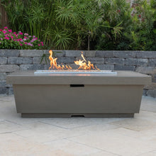 Load image into Gallery viewer, American Fyre Designs Contempo 52" Rectangular Fire Pit Table - Smoke Finish