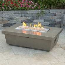 Load image into Gallery viewer, American Fyre Designs Contempo 52" Rectangular Fire Pit Table - Smoke Finish