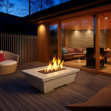 Load image into Gallery viewer, American Fyre Designs Contempo 52" Rectangular Fire Pit Table - Smoke Finish