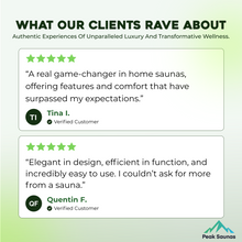 Load image into Gallery viewer, Peak Saunas Aspen 1-Person FAR Infrared Sauna with Smart WiFi App Control