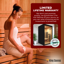 Load image into Gallery viewer, The Crown 2-Person Full Spectrum Infrared Sauna with Smart WiFi App Control
