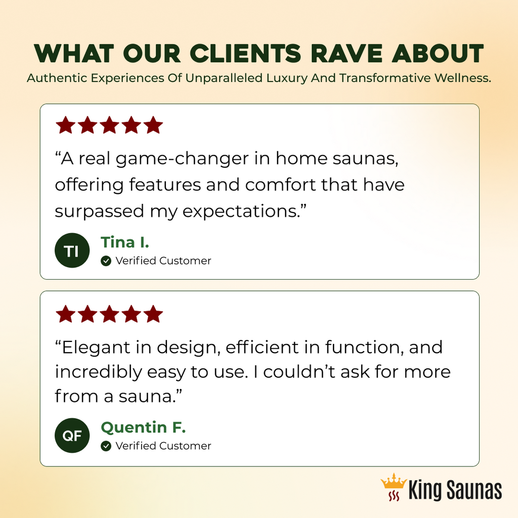 The Crown 2-Person Full Spectrum Infrared Sauna with Smart WiFi App Control