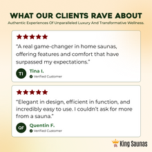 Load image into Gallery viewer, The Crown 2-Person Full Spectrum Infrared Sauna with Smart WiFi App Control