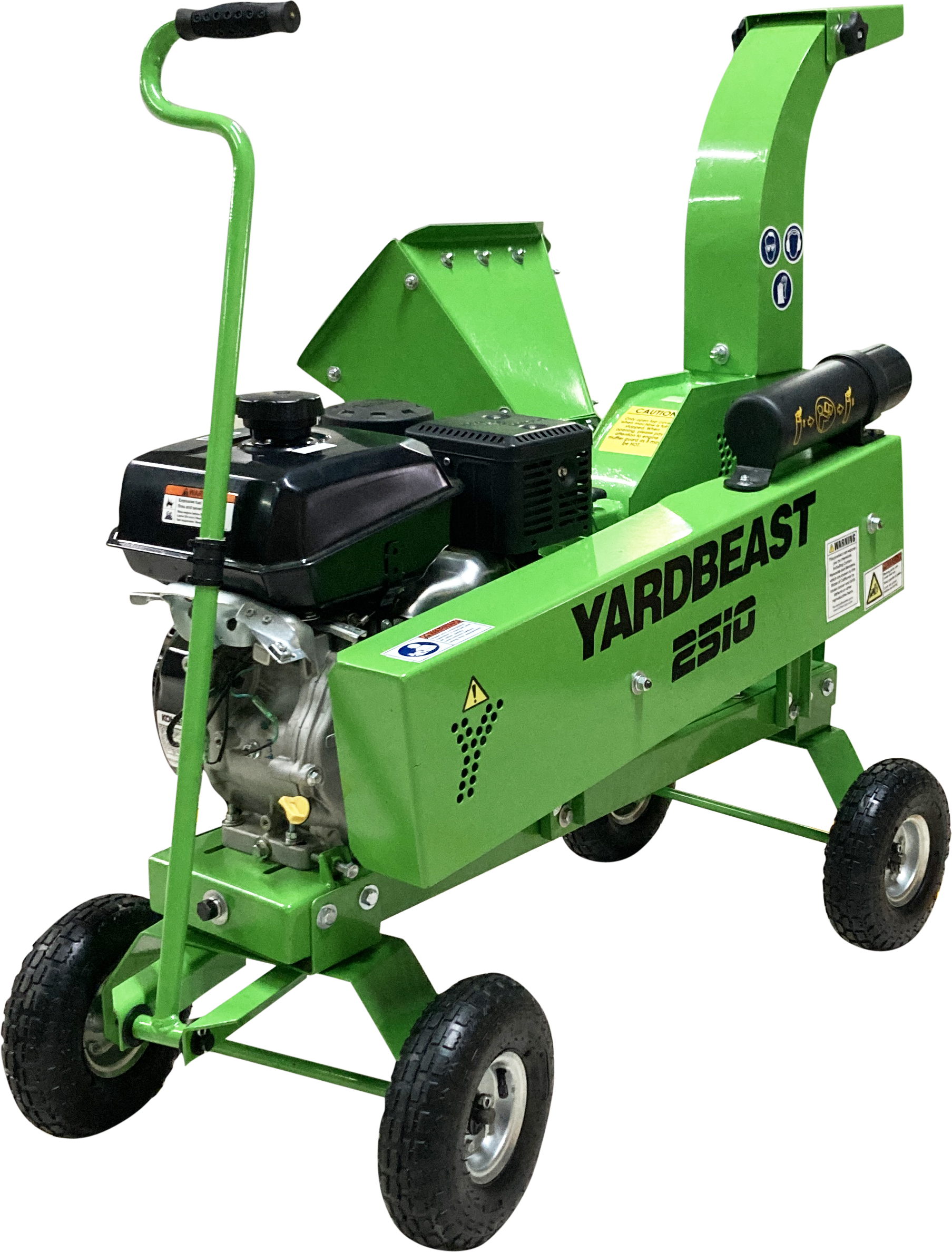 Yardbeast 2510 Wood Chipper – 9.5HP KOHLER Engine, 2.5" Capacity, Heavy-Duty Mulcher for Branches & Brush