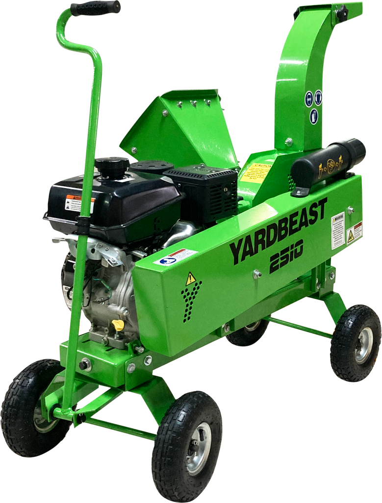 Yardbeast 2510 Wood Chipper – 9.5HP KOHLER Engine, 2.5" Capacity, Heavy-Duty Mulcher for Branches & Brush