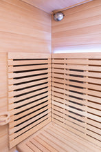 Load image into Gallery viewer, Peak Saunas Everest 2-Person Full Spectrum Infrared Sauna with Built-In XL Medical-Grade Red Light Therapy &amp; Smart WiFi App Control