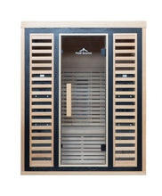 Load image into Gallery viewer, Peak Saunas Denali 3-Person Full Spectrum Infrared Sauna with Built-In XL Medical-Grade Red Light Therapy &amp; Smart WiFi App Control