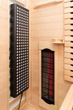Load image into Gallery viewer, Peak Saunas Denali 3-Person Full Spectrum Infrared Sauna with Built-In XL Medical-Grade Red Light Therapy &amp; Smart WiFi App Control