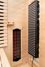 Load image into Gallery viewer, Peak Saunas Denali 3-Person Full Spectrum Infrared Sauna with Built-In XL Medical-Grade Red Light Therapy &amp; Smart WiFi App Control