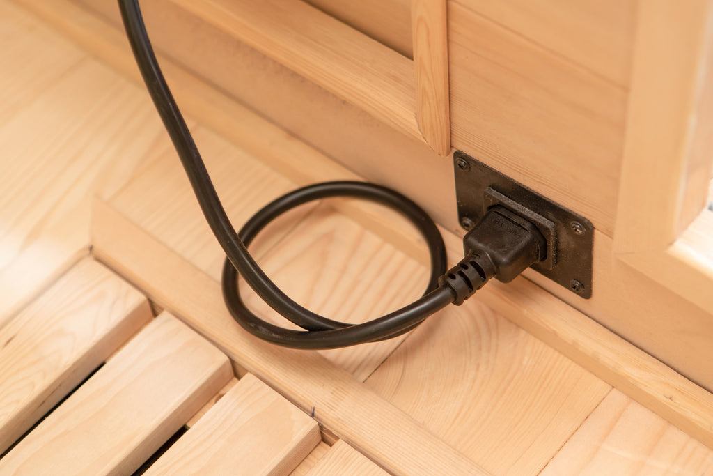 Peak Saunas Denali 3-Person Full Spectrum Infrared Sauna with Built-In XL Medical-Grade Red Light Therapy & Smart WiFi App Control