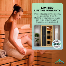 Load image into Gallery viewer, Peak Saunas Olympus 1-Person FAR Infrared Sauna with Smart WiFi App Control