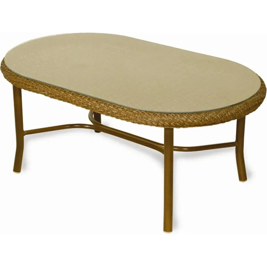 Weekend Retreat 43" Oval Cocktail Table by Lloyd Flanders