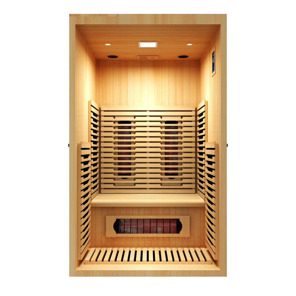 The Crown 2-Person Full Spectrum Infrared Sauna with Smart WiFi App Control