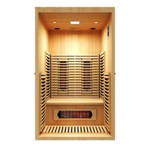 Load image into Gallery viewer, The Crown 2-Person Full Spectrum Infrared Sauna with Smart WiFi App Control