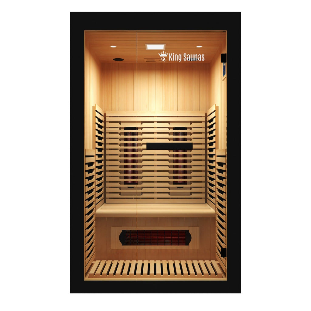 The Crown 2-Person Full Spectrum Infrared Sauna with Smart WiFi App Control