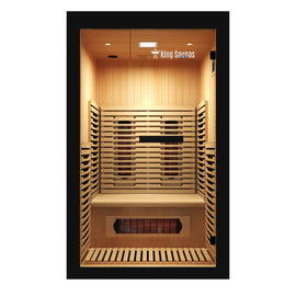 The Crown 2-Person Full Spectrum Infrared Sauna with Smart WiFi App Control