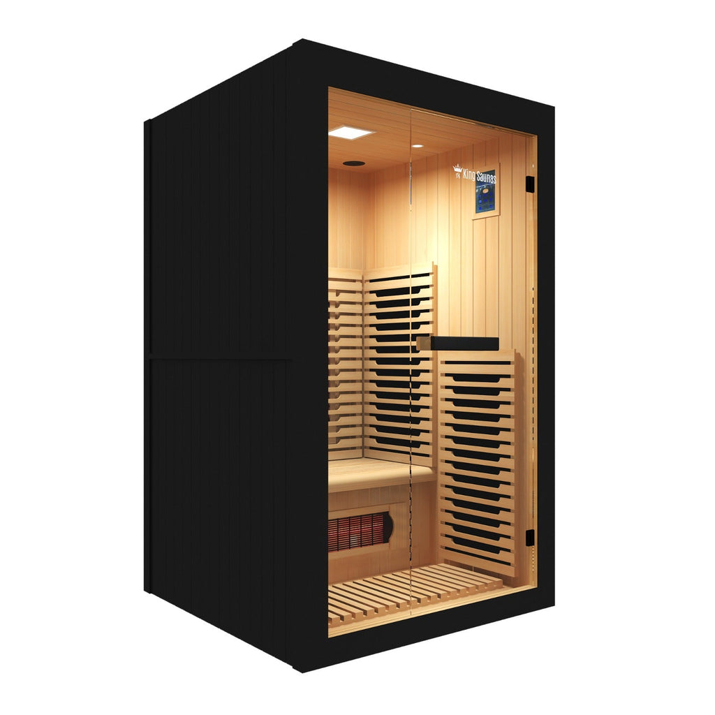 The Crown 2-Person Full Spectrum Infrared Sauna with Smart WiFi App Control