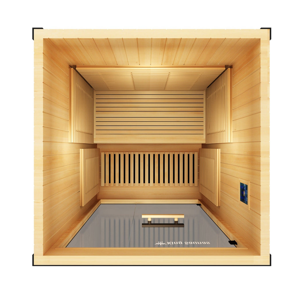 The Crown 2-Person Full Spectrum Infrared Sauna with Smart WiFi App Control