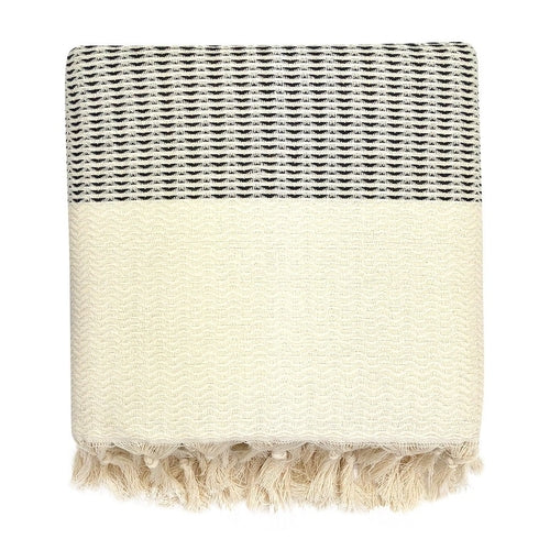 Elysian Plush Wavy Turkish Throw