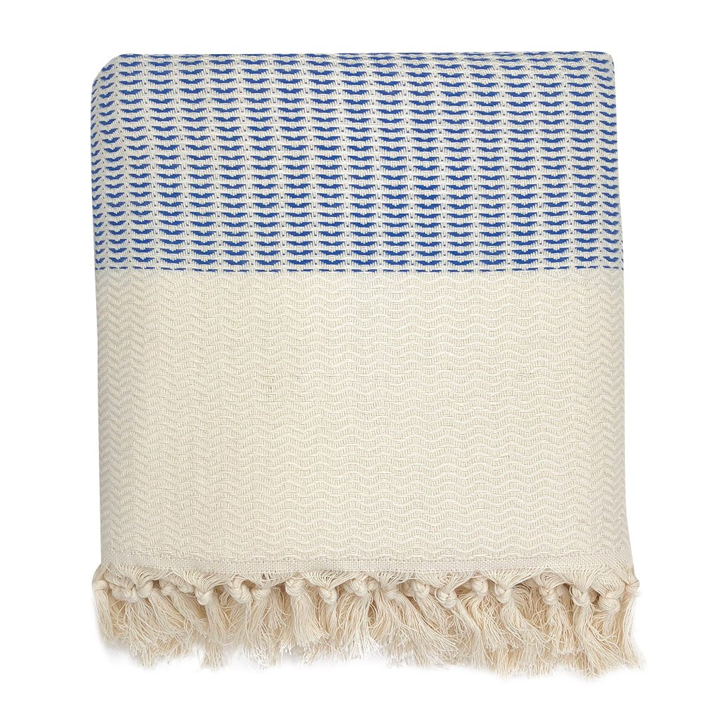 Elysian Plush Wavy Turkish Throw