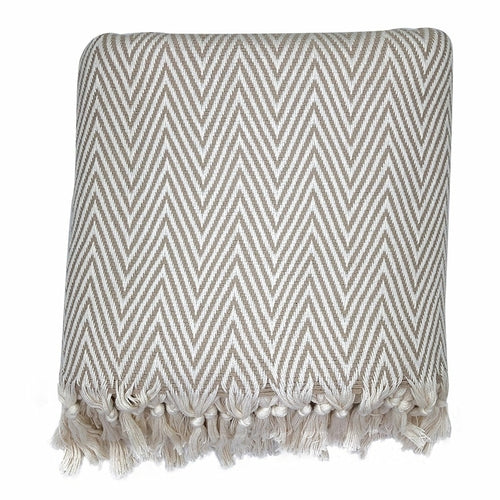 Elysian Chunky Chevron Turkish Throw