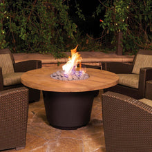 Load image into Gallery viewer, American Fyre Designs Cosmopolitan 48" Round French Barrel Oak Fire Table