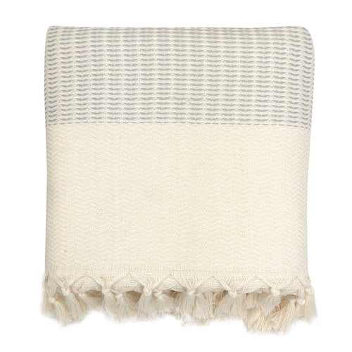 Elysian Plush Wavy Turkish Throw