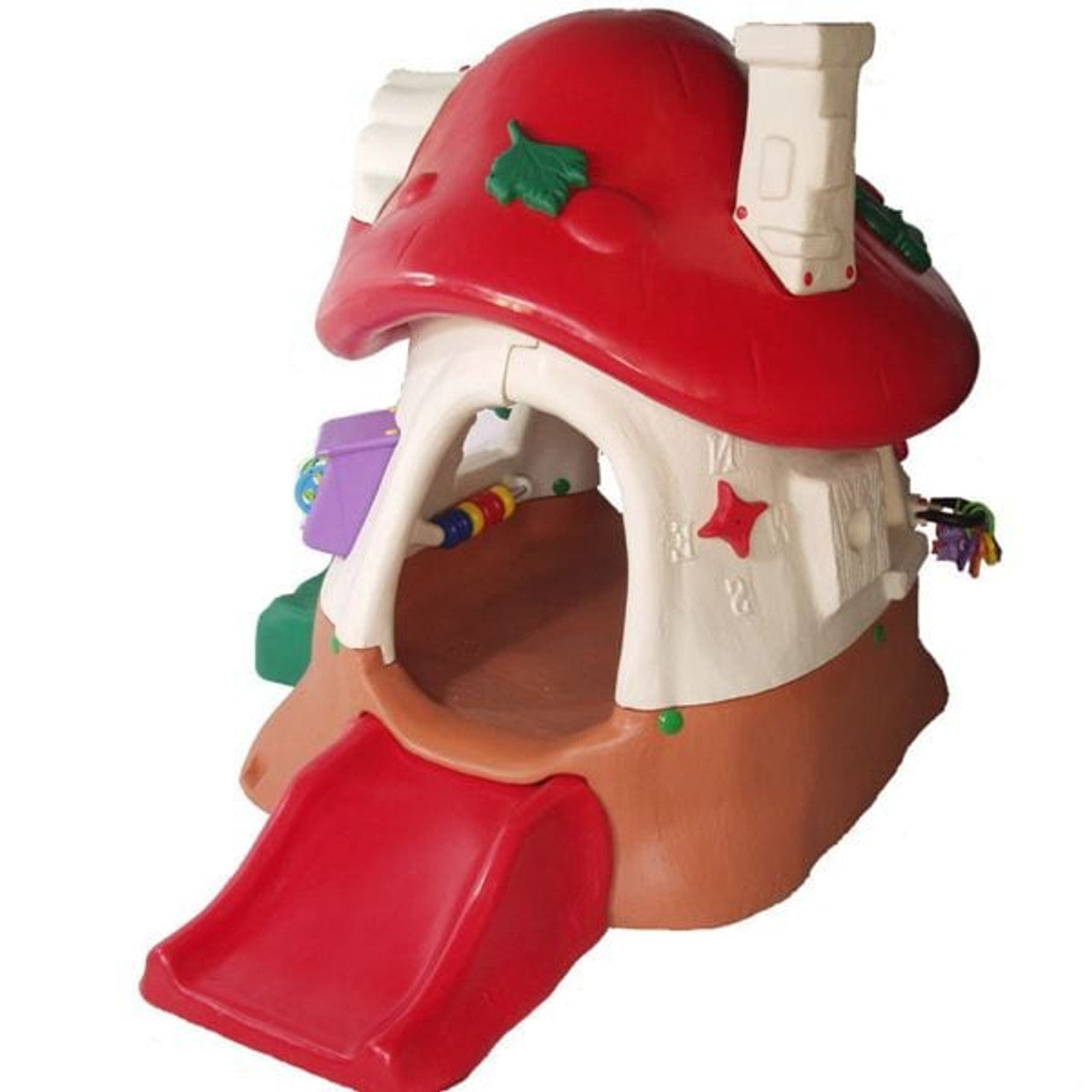 Mushroom Kottage Playhouse with Slide & Chair for Toddlers