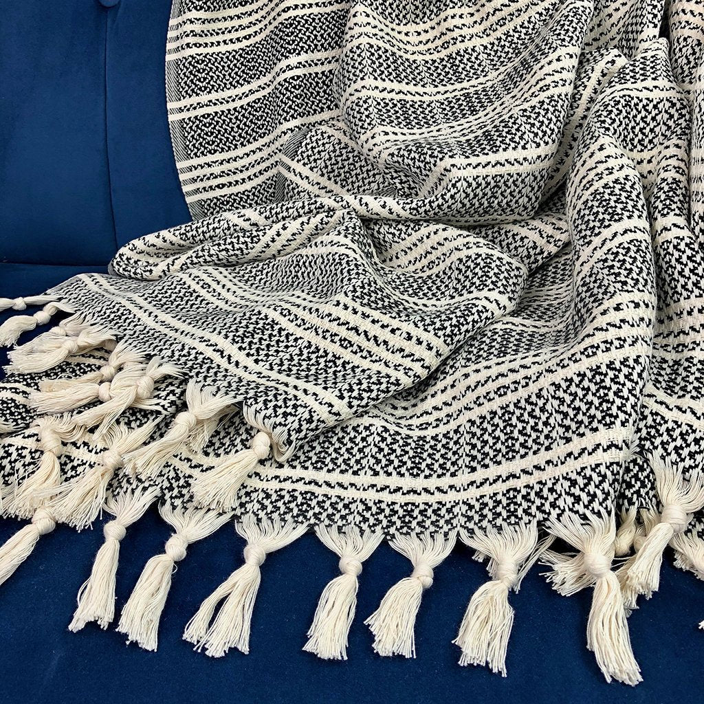 Elysian Woven Stripe Turkish Throw