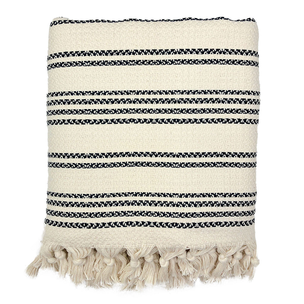 Elysian Woven Stripe Turkish Throw