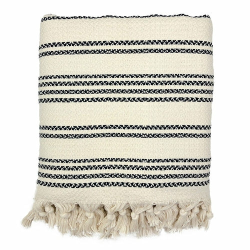 Elysian Woven Stripe Turkish Throw
